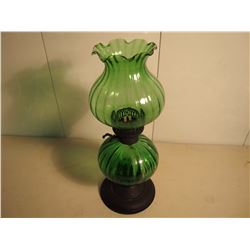 Depression Glass Kerosene Lamp