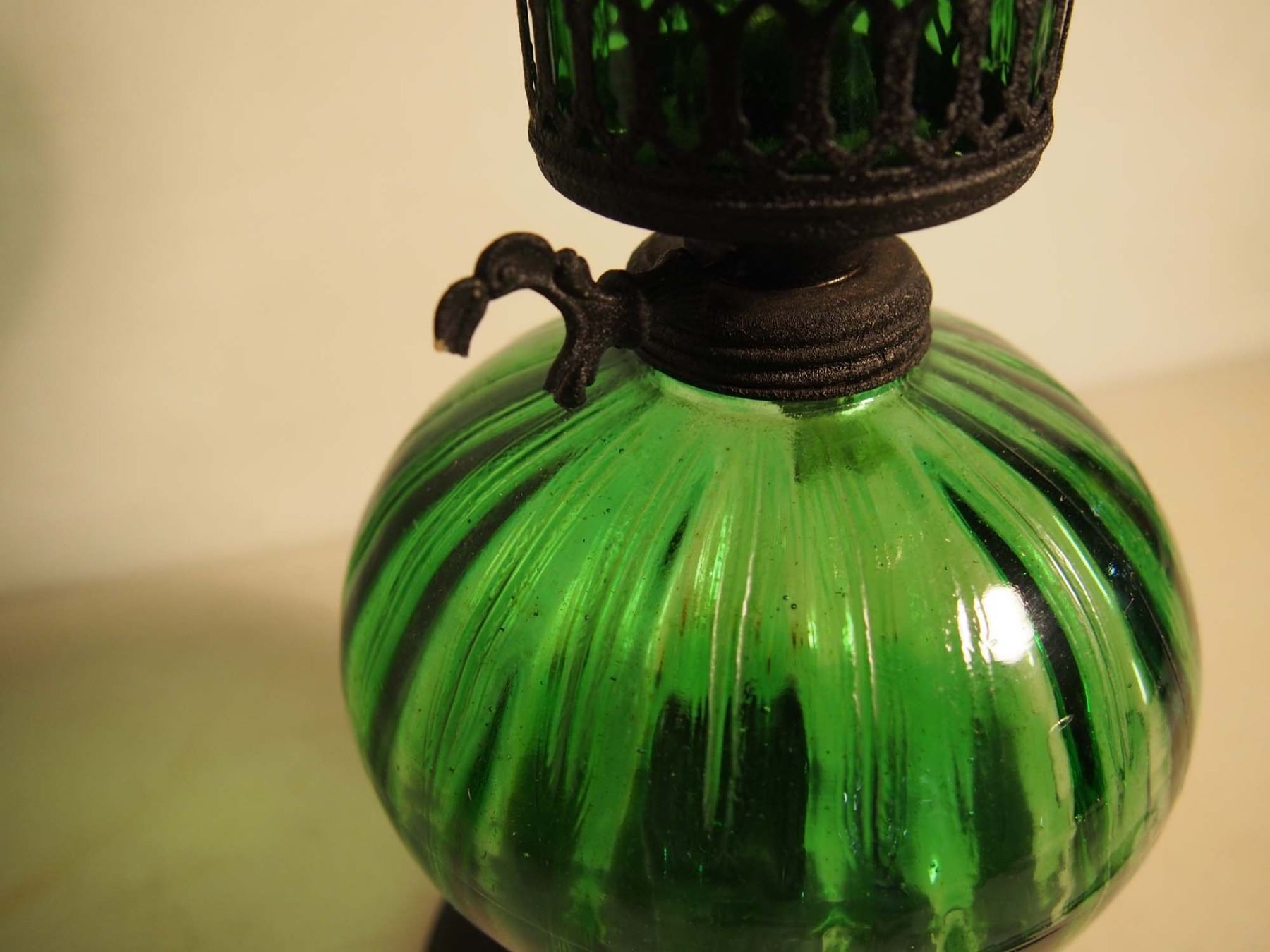 Depression Glass Kerosene Lamp Bodnarus Auctioneering