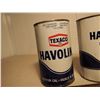 Image 2 : Texaco Havoline Motor Oil Cans (2) (1 Empty, 1 Full)