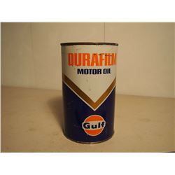 Gulf Durafilm Motor Oil Can