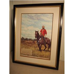 Framed Fort MacLeod Picture