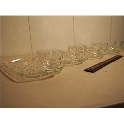 Glass Sandwich Sets (4)