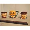Image 1 : Lot Of Hand-Painted Face Mugs (3)