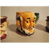 Image 3 : Lot Of Hand-Painted Face Mugs (3)