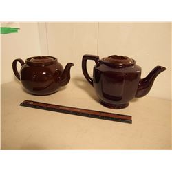 Lot of Clay Tea Pots (2)