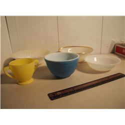 Lot of Misc Bowls With Cup (Pyrex, Others)