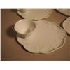Image 2 : Lot Of White Milkglass Sandwich Plates With Cups