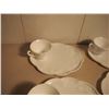 Image 3 : Lot Of White Milkglass Sandwich Plates With Cups