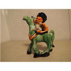 Man Riding Donkey Mantlepiece