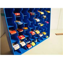 Lot of Hot Wheels with Carrying Case (24)