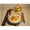Image 1 : Assorted Childrens Toys (Fisher Price Camera, Music Maker, Tambourine)