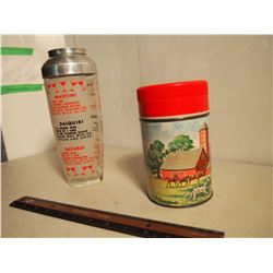 Martini Shaker With Decorative Thermos