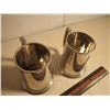 Image 2 : Metal Pint Glasses (2)