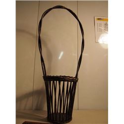 Painted Wicker Basket