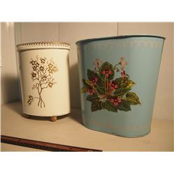 Metal Waste Baskets (2)