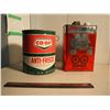Image 1 : Coleman Camp Fuel Container, & Co-Op Antifreeze Tin