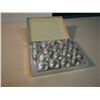 Image 1 : Lot of 32mm Aluminum Round Boxes with Glass Tops (17)