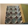 Image 2 : Lot of 41mm Aluminum Round Boxes with Glass Tops (12)