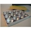 Image 4 : Lot of 41mm Aluminum Round Boxes with Glass Tops (12)