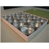 Image 2 : Lot of 48mm Aluminum Round Boxes with Glass Tops (12)