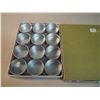 Image 1 : Lot of 53mm Aluminum Round Boxes with Glass Tops (12)