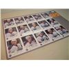 Image 1 : Sheet of 15 Red Rooster 1986-87 Edmonton Oilers Cards (Mark Messier,Etc.)