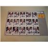 Image 2 : Sheet of 15 Red Rooster 1986-87 Edmonton Oilers Cards (Mark Messier,Etc.)