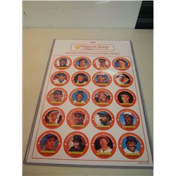 The Goal Is Gold in 92! Hockey Canada Schedule Poster, Eric Lindros, ‘Go Canada Go’ on reverse side