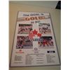 Image 3 : The Goal Is Gold in 92! Hockey Canada Schedule Poster, Eric Lindros, ‘Go Canada Go’ on reverse side