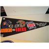 Image 1 : Lot of 2 NFL Football Pennants: Denver Broncos, Boncos vs 49ers, Super Bowl XXIV (January 28, 1990)