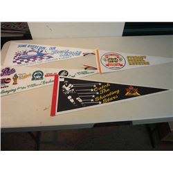 Lot of 4 Pennants: WHL Western Hockey League Saskatchewan based teams, 1991 World Jr. Hockey Champio