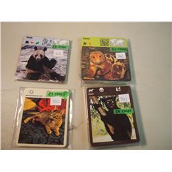Lot of 184 Leisure Books Wildlife Cards, 1975-78