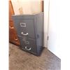 Image 1 : Metal 2 Drawer Filing Cabinet