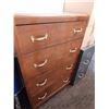 Image 1 : Wood 4 Drawer Dresser (28"x16"x43")