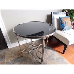 Marble Topped Entryway Table (28"x30"x30")