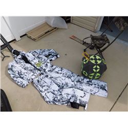 Hunting Lot (Extreme System Parka, Pants, Gloves, Camo Chair, Target, Etc)