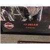 Image 3 : Framed Picture "9 Dream" Scott Jacobs (Harley-Davidson) 33"x26.5"