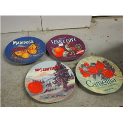 Lot Of Location Themed Decorative Plates