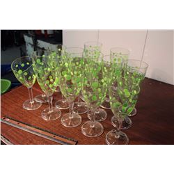 Lot of Matching Polka Dot Plastic Cups (17)