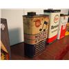 Image 4 : Lot Of Misc. Gas & Oil Tins (Esso, Delco, Gulf, Cil, Etc) (6)