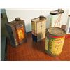 Image 7 : Lot Of Misc. Gas & Oil Tins (Esso, Delco, Gulf, Cil, Etc) (6)