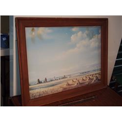 E. Altean "Saskatchewan Grain" Framed Print (27"x21")