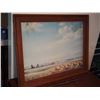 Image 1 : E. Altean "Saskatchewan Grain" Framed Print (27"x21")