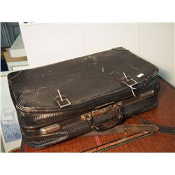 Black Leather Suitcase