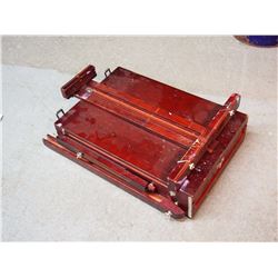 Wooden Collapsible Artist's Easle (Presumed Complete With Contents)
