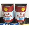 Image 4 : Lot 1 Litre Oil Cans (6) (Chryco, Texaco, Shell)