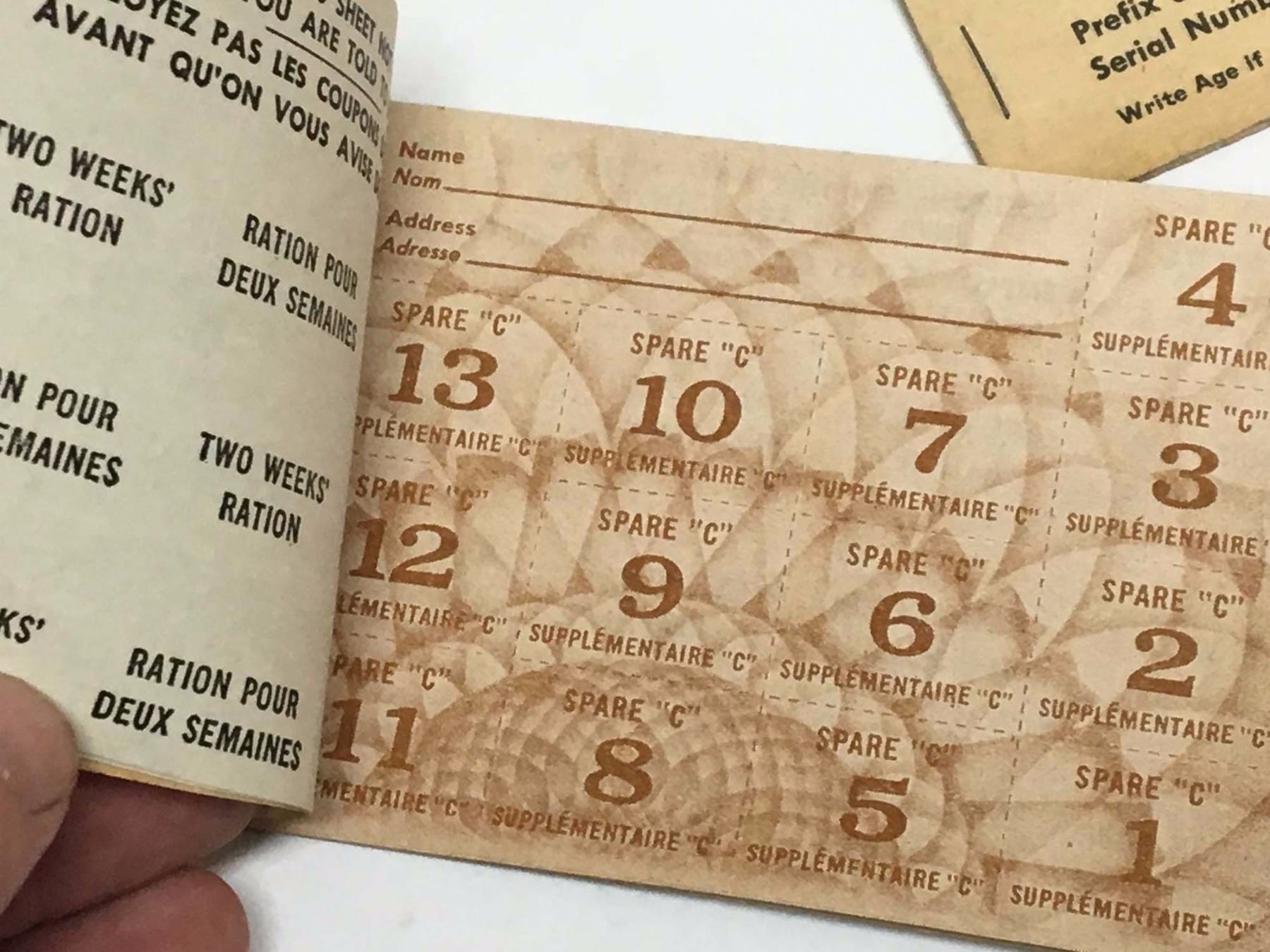 Canadian Ration Books Lot RCAF WW2 Canadian Buttons & Ration Books - Bodnarus Auctioneering