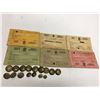Image 1 : Lot RCAF WW2 Canadian Buttons & Ration Books