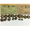 Image 2 : Lot RCAF WW2 Canadian Buttons & Ration Books