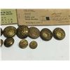 Image 4 : Lot RCAF WW2 Canadian Buttons & Ration Books